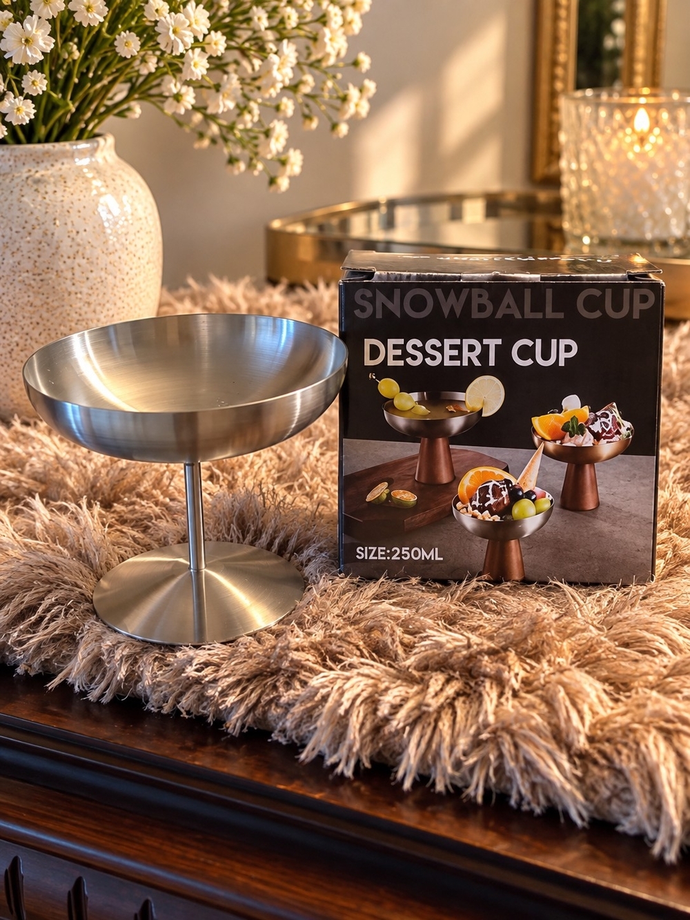 Stainless Steel Dessert Cup - Set Of 2